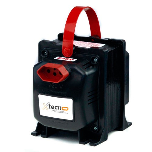 Transformador de voltagem 5000 VA tomada tripolar 20A bivolt - Tecno 110V/220V Transformador de voltagem 5000 VA tomada tripolar 20A bivolt - Tecno 110V/220V