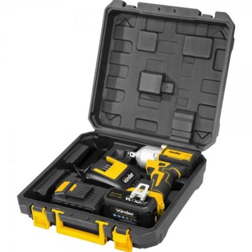 Chave de impacto a bateria 18 volts encaixe de 1/2