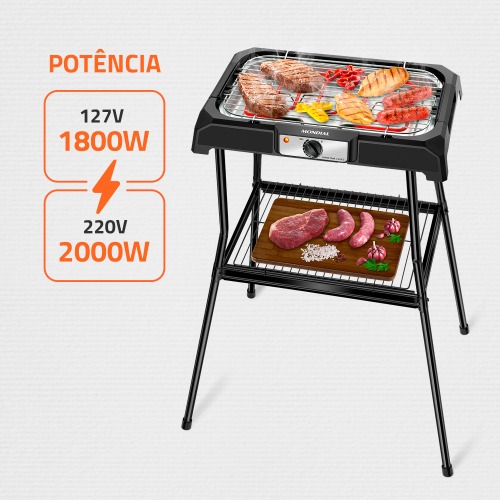 Churrasqueira el�trica port�til 2000W Grand Steak & Grill II - CH-06  220V