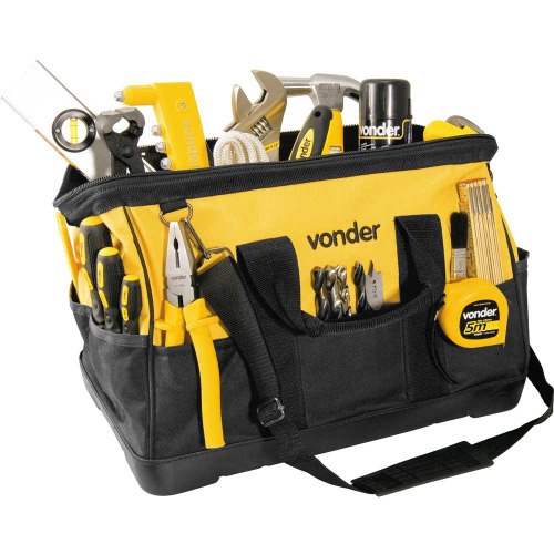 Bolsa em lona 430 x 240 x 300 mm com 22 bolsos - BL017