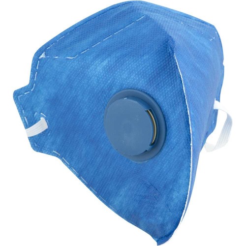 Máscara de proteção com válvula PFF2 RDV 2202 azul Máscara de proteção com válvula PFF2 RDV 2202 azul