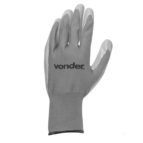 Luva de poliéster com látex nitrílico tamanho 10 - PNV 0110 Luva de poliéster com látex nitrílico tamanho 10 - PNV 0110