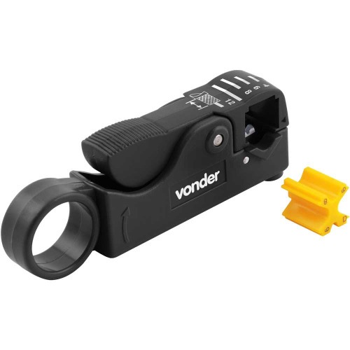 Desencapador para fios e cabos coaxiais