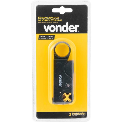 Desencapador para fios e cabos coaxiais
