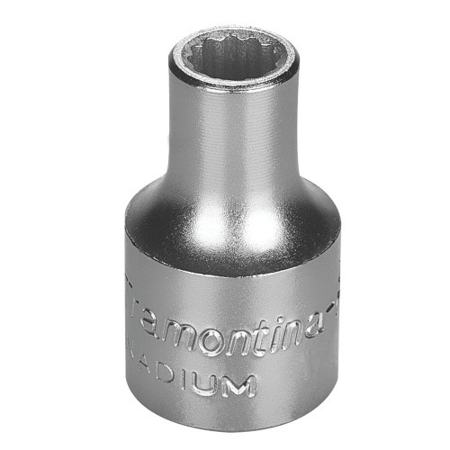 Soquete estriado 12 mm encaixe 1/2 Soquete estriado 12 mm encaixe 1/2