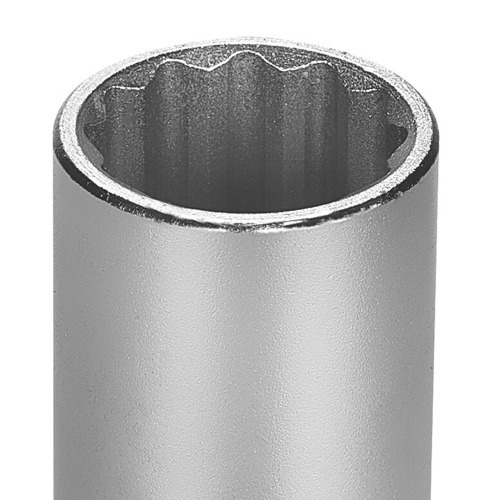 Soquete estriado 17 mm encaixe 1/2 Soquete estriado 17 mm encaixe 1/2
