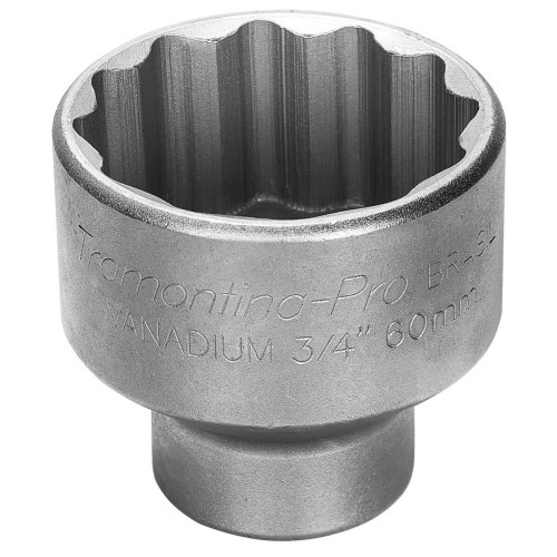 Soquete estriado 17 mm encaixe 3/4 Soquete estriado 17 mm encaixe 3/4