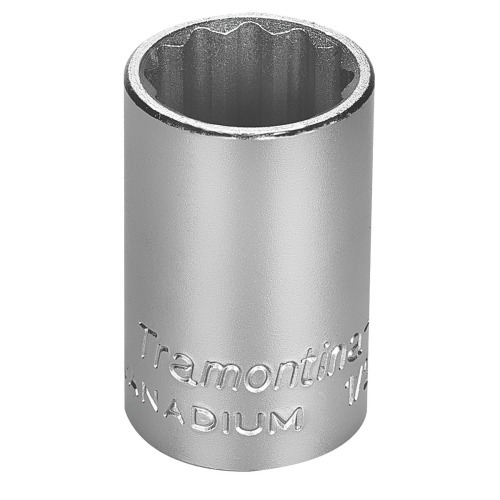 Soquete estriado 18 mm encaixe 1/2 Soquete estriado 18 mm encaixe 1/2