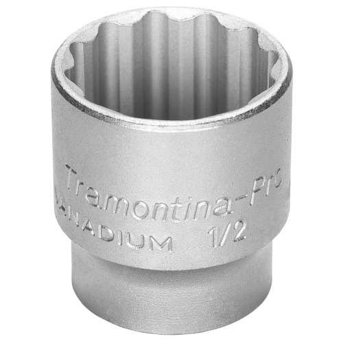 Soquete estriado 30 mm encaixe 1/2 Soquete estriado 30 mm encaixe 1/2