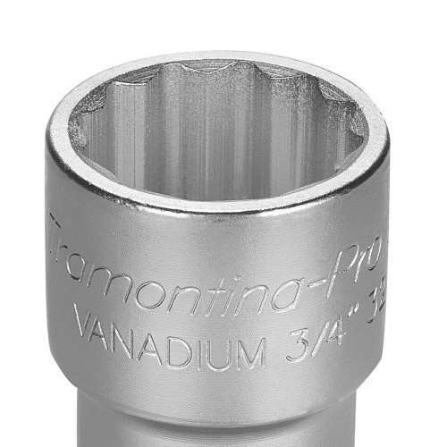 Soquete estriado 32 mm encaixe 3/4 Soquete estriado 32 mm encaixe 3/4