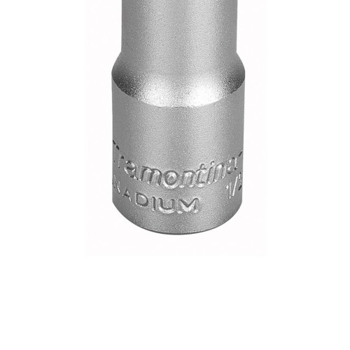 Soquete estriado longo 10 mm encaixe 1/2 Soquete estriado longo 10 mm encaixe 1/2