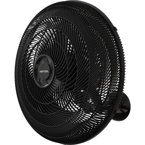 Ventilador de parede 50 cm oscilante preto 14063 - NEW 110V Ventilador de parede 50 cm oscilante preto 14063 - NEW 110V