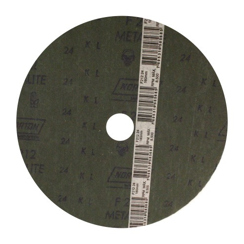 Disco de lixa de fibra 180 mm grão 24 - F247 Disco de lixa de fibra 180 mm grão 24 - F247