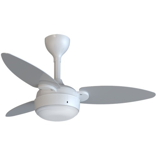 Ventilador de teto 3 pás Inverter dupla face branco/cinza com controle remoto - Elluz 110V/220V Ventilador de teto 3 pás Inverter dupla face branco/cinza com controle remoto - Elluz 110V/220V