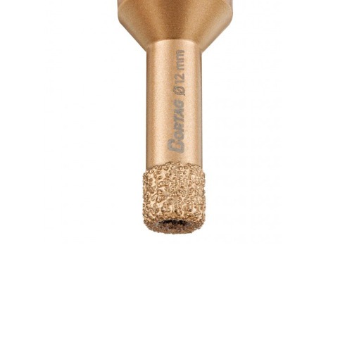 Serra copo diamantada 12 mm para esmerilhadeira rosca M14 Serra copo diamantada 12 mm para esmerilhadeira rosca M14