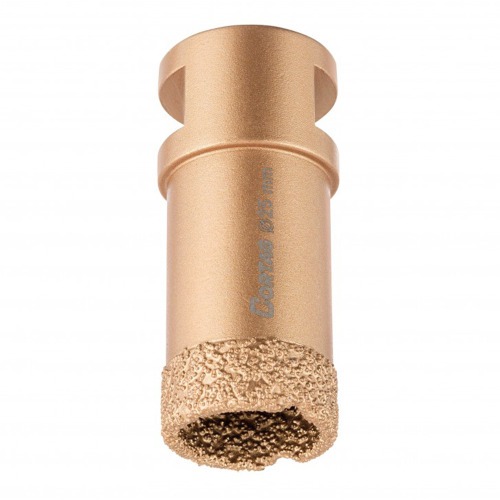 Serra copo diamantada 25 mm para esmerilhadeira rosca M14 Serra copo diamantada 25 mm para esmerilhadeira rosca M14