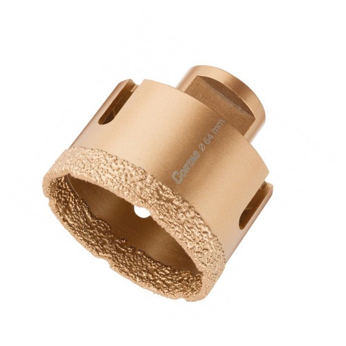 Serra copo diamantada 64 mm para esmerilhadeira rosca M14 Serra copo diamantada 64 mm para esmerilhadeira rosca M14