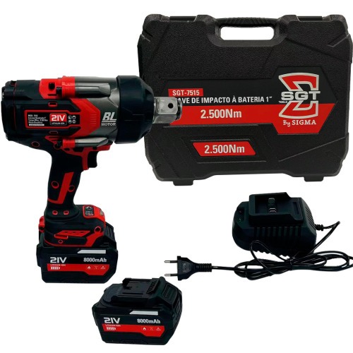 Chave de impacto a bateria 21V encaixe 1 Chave de impacto a bateria 21V encaixe 1
