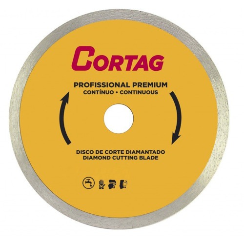 Disco diamantado liso 254 mm para cerâmica e mármore - 62144 Disco diamantado liso 254 mm para cerâmica e mármore - 62144