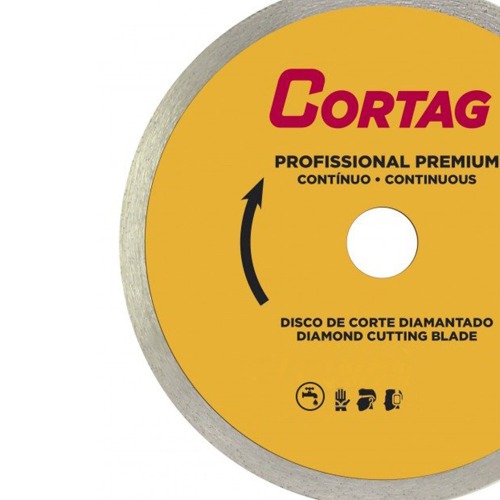 Disco diamantado liso 254 mm para cerâmica e mármore - 62144 Disco diamantado liso 254 mm para cerâmica e mármore - 62144