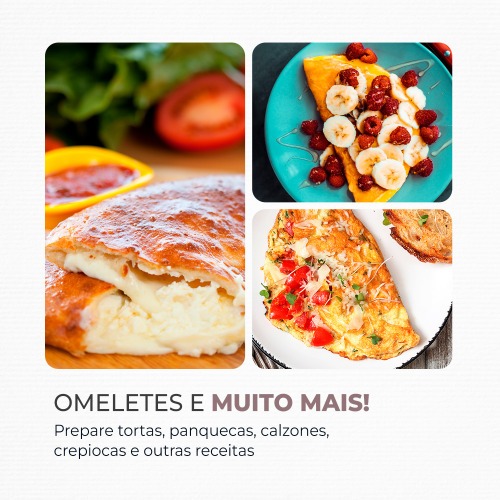 Omeleteira el�trica 800 watts Easy Omelet - OM-02   110V