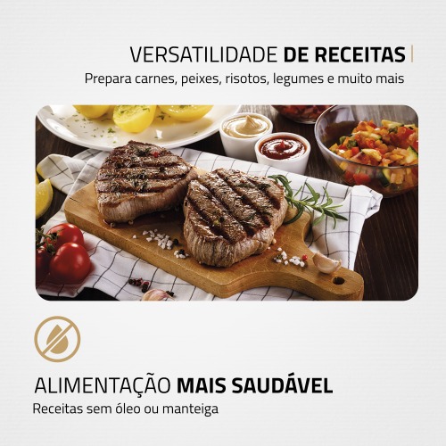 Sanduicheira e grill antiaderente 1000 watts inox Master Press- PG-01  110V