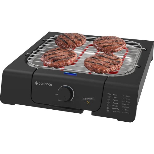 Churrasqueira elétrica portátil 1.200 watts Short Grill - GRL805 110V Churrasqueira elétrica portátil 1.200 watts Short Grill - GRL805 110V