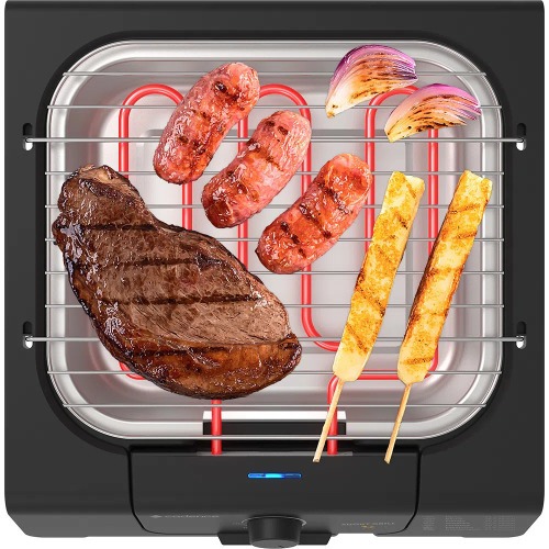 Churrasqueira elétrica portátil 1.200 watts Short Grill - GRL805 110V Churrasqueira elétrica portátil 1.200 watts Short Grill - GRL805 110V