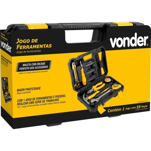 Jogo de ferramentas com 59 pe�as e maleta - 35.99.059.000