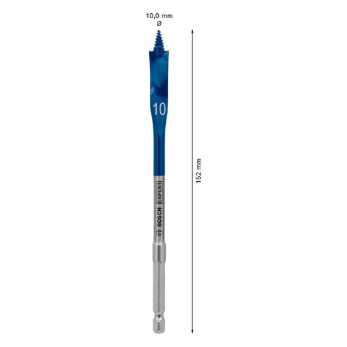 Broca chata para madeira 10 x 152 mm Expert - Self Cut Speed Broca chata para madeira 10 x 152 mm Expert - Self Cut Speed