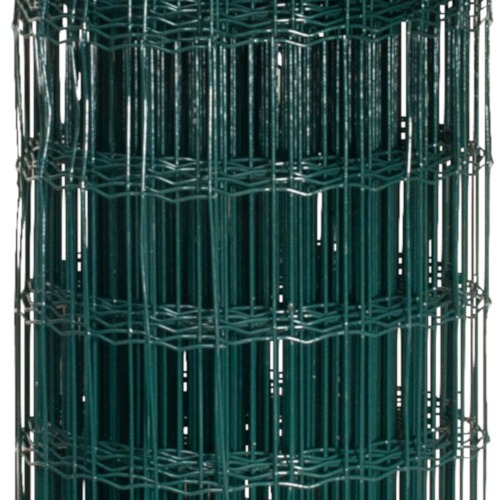 Tela alambrado verde malha 10 x 5 cm fio 2,5 mm com 1,5 x 25 m Tela alambrado verde malha 10 x 5 cm fio 2,5 mm com 1,5 x 25 m