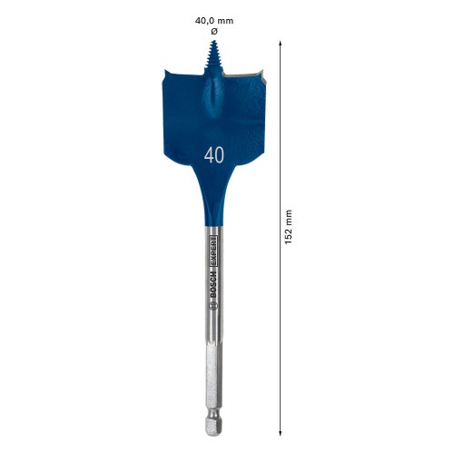 Broca chata para madeira 40 x 152 mm Expert - Self Cut Speed