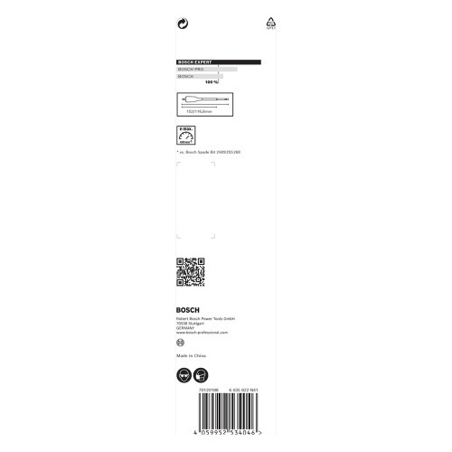 Broca chata para madeira 40 x 152 mm Expert - Self Cut Speed