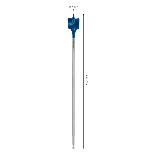 Broca chata para madeira 36 x 400 mm Expert - Self Cut Speed Broca chata para madeira 36 x 400 mm Expert - Self Cut Speed