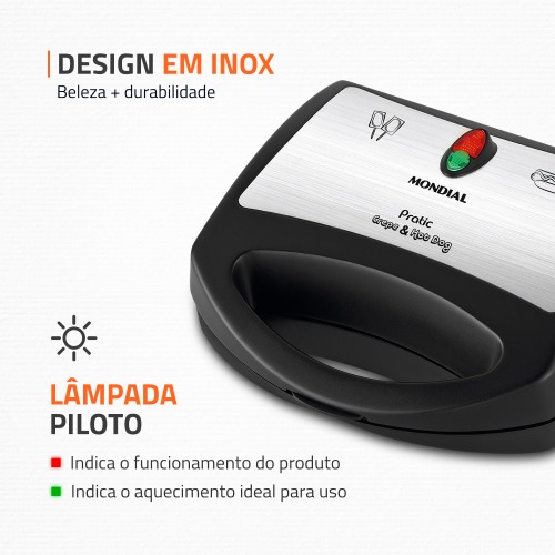 Crepeira antiaderente Pratic - CP-01  110V