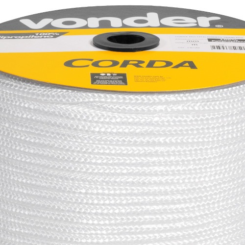 Corda multifilamento tran�ada 12 mm rolo com 140 metros