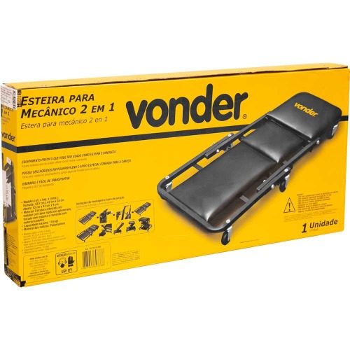 Carrinho esteira/banqueta para mecânico 92 cm 110 kg 2 em 1 Carrinho esteira/banqueta para mecânico 92 cm 110 kg 2 em 1