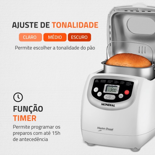 Panificadora Automática 700W 19 programas Master Bread - NPF-54 220V Panificadora Automática 700W 19 programas Master Bread - NPF-54 220V