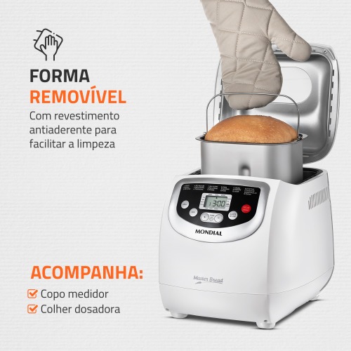 Panificadora Automática 700W 19 programas Master Bread - NPF-54 220V Panificadora Automática 700W 19 programas Master Bread - NPF-54 220V