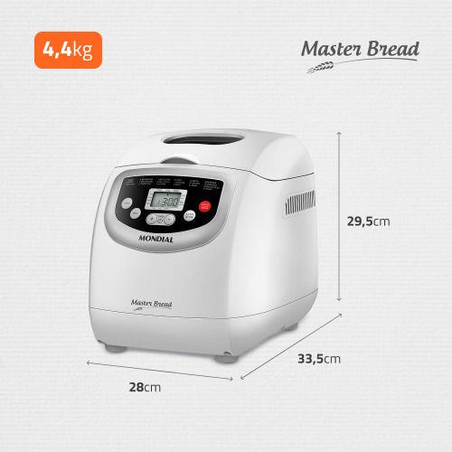 Panificadora Autom�tica 700W 19 programas Master Bread - NPF-54  110V