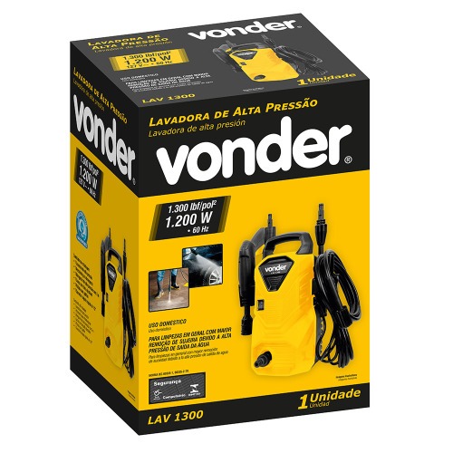Lavadora de alta pressão 1.300 libras - LAV 1300 110V Lavadora de alta pressão 1.300 libras - LAV 1300 110V