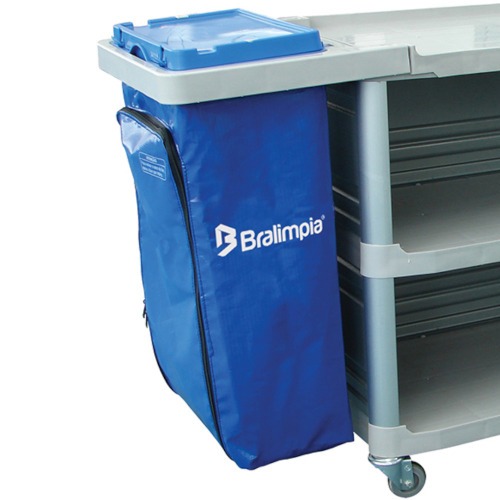 Carro funcional extra 2 bolsas azul e verde com fechamento Carro funcional extra 2 bolsas azul e verde com fechamento
