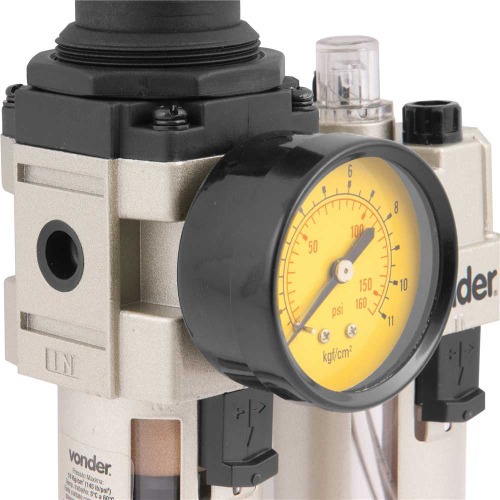 Conjunto filtro regulador e lubrificador 1/4