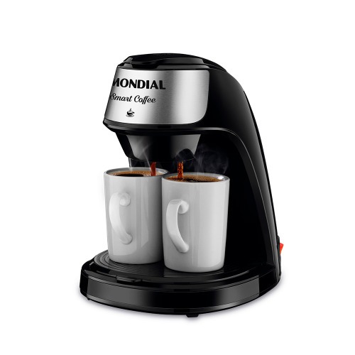 Cafeteira el�trica 2 x�caras preta Smart Coffee - C-42-2X-BI  110V
