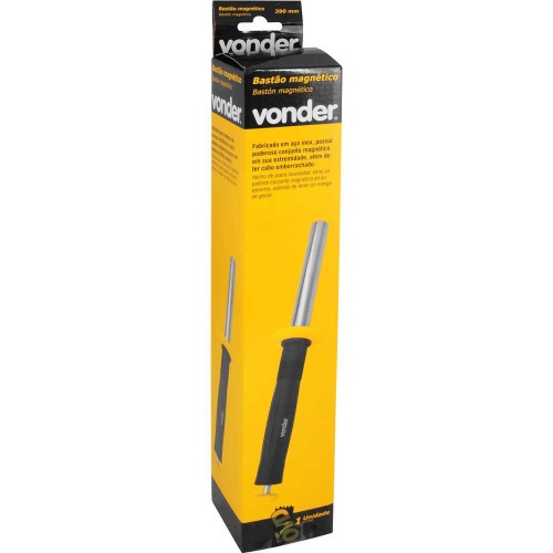 Bast�o magn�tico em inox 25 mm x 390 mm 
