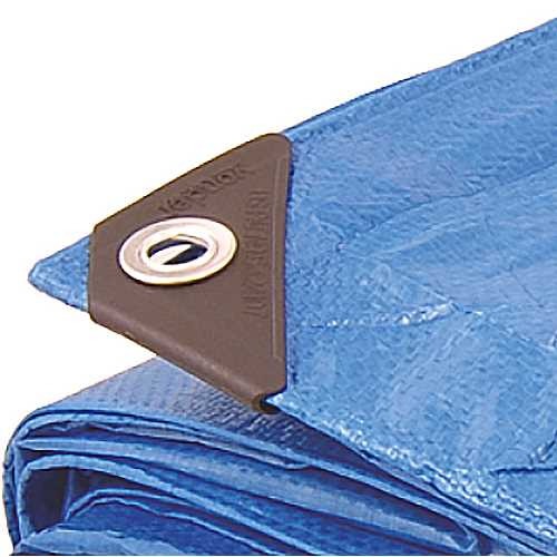 Lona reforçada de polietileno azul 4 m x 3 m Lona reforçada de polietileno azul 4 m x 3 m