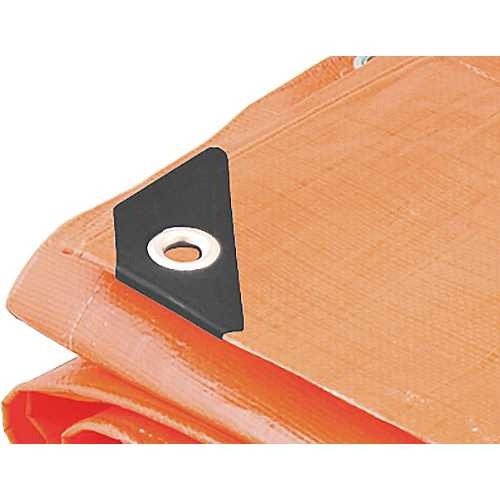 Lona reforçada de polietileno laranja 4 m x 3 m Lona reforçada de polietileno laranja 4 m x 3 m