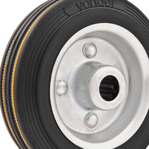 Rodízio de borracha 8 Rodízio de borracha 8