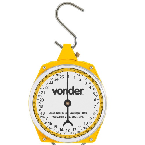 Balan�a suspensa anal�gica tipo rel�gio 25 kg 