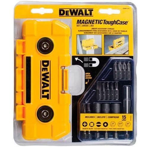 Jogo de pontas para parafusar com 15 peças - DWMTC15 Jogo de pontas para parafusar com 15 peças - DWMTC15